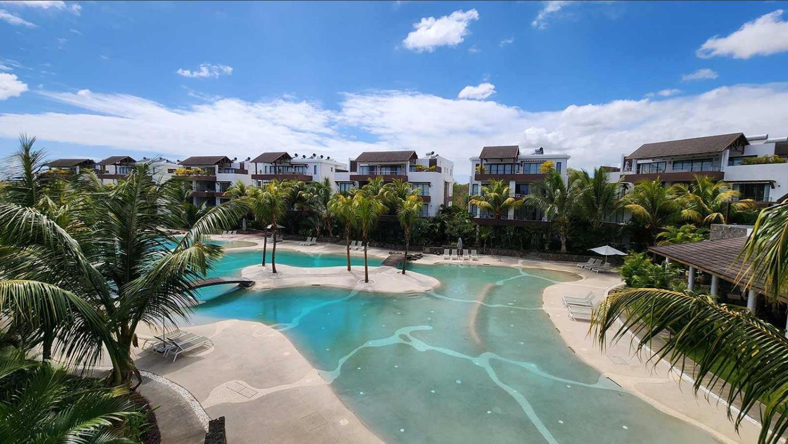 Appartement Le Dauphin Du Lagon Bleu - Plages De Mont Choisy Et De Trou Aux Biches Гран-Бе Екстер'єр фото