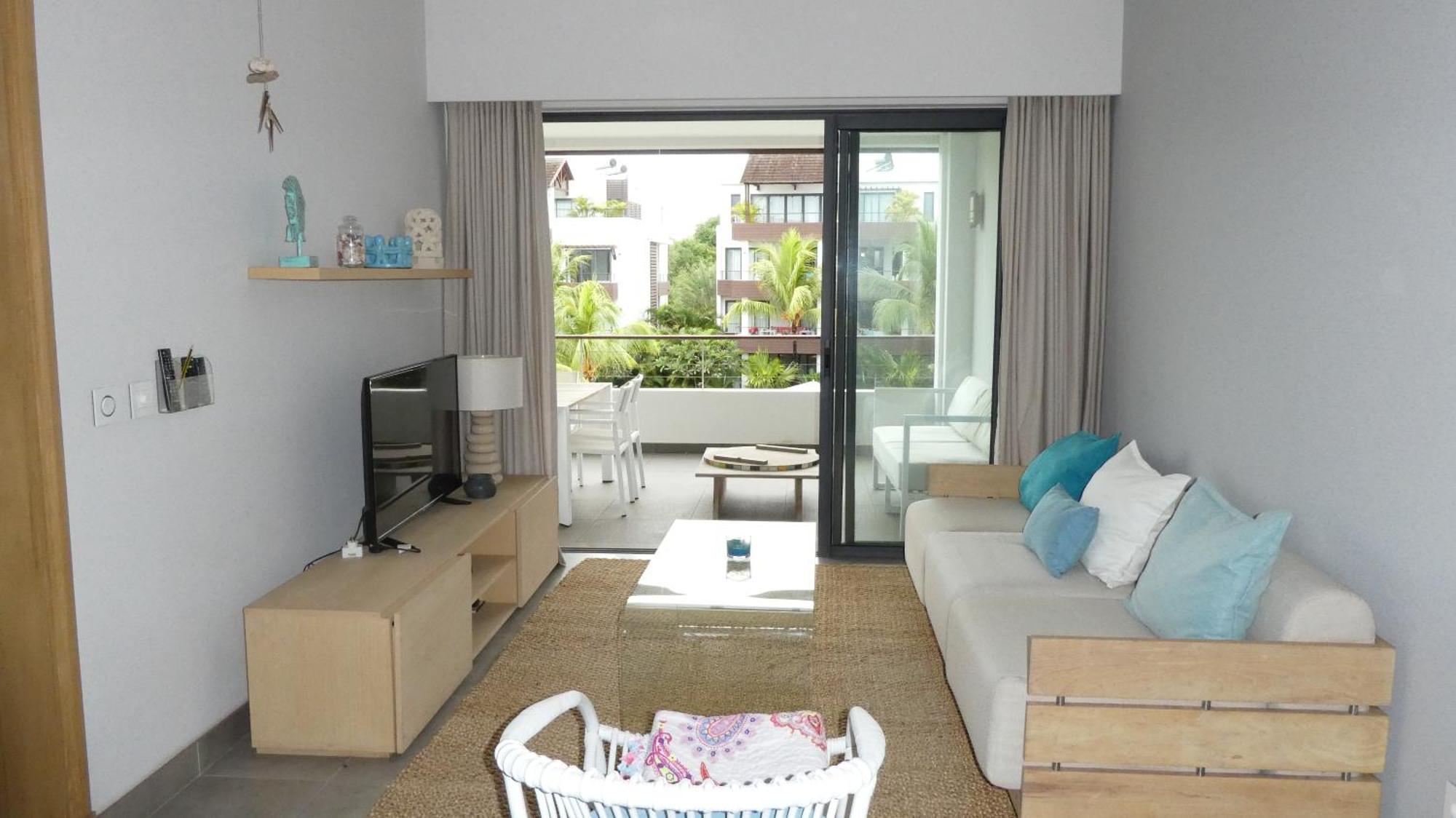 Appartement Le Dauphin Du Lagon Bleu - Plages De Mont Choisy Et De Trou Aux Biches Гран-Бе Екстер'єр фото