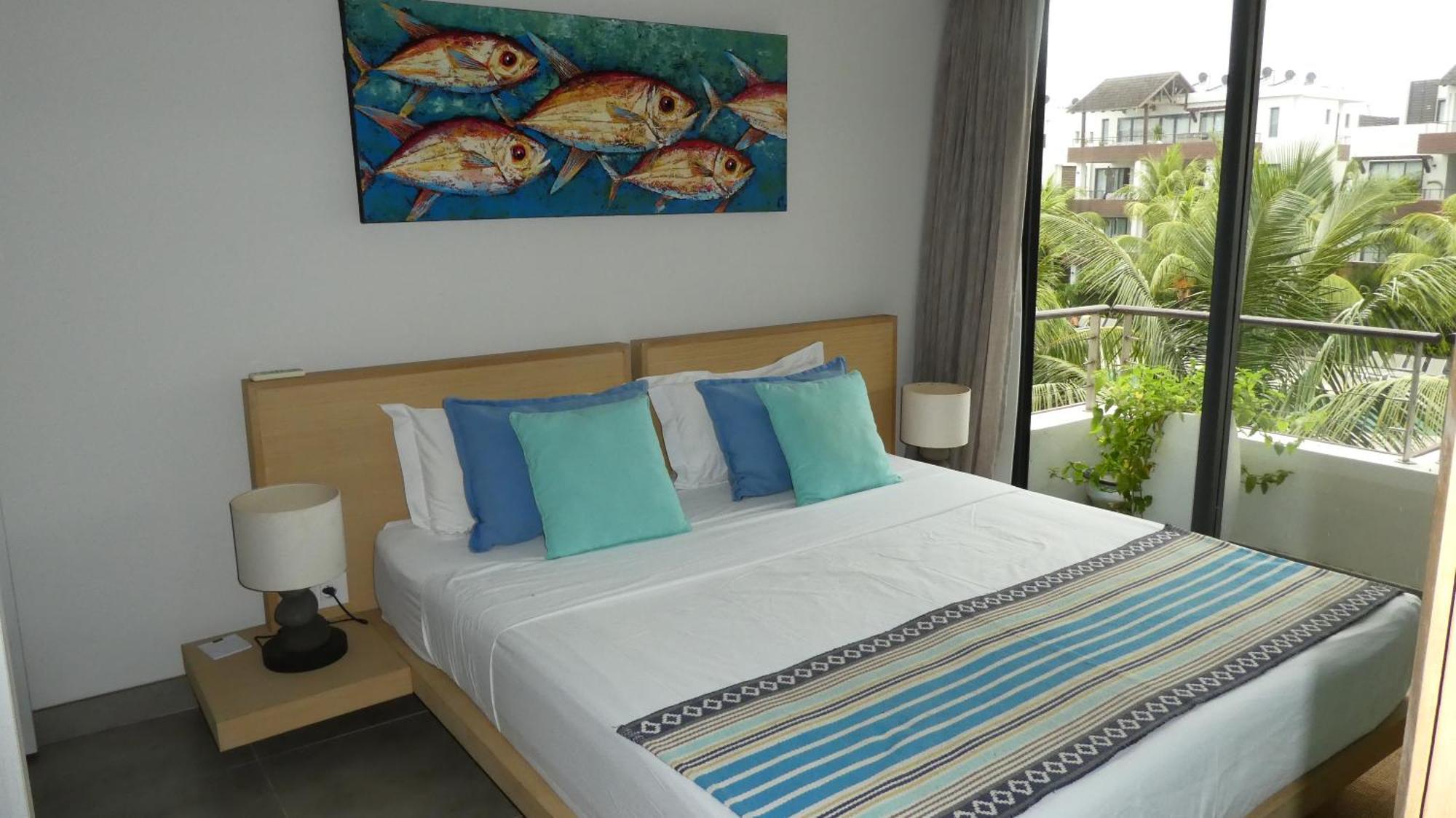 Appartement Le Dauphin Du Lagon Bleu - Plages De Mont Choisy Et De Trou Aux Biches Гран-Бе Екстер'єр фото